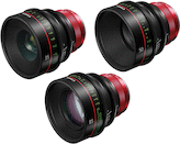 Canon CN-R Cinema Prime Standard 3-Lens Set (RF)